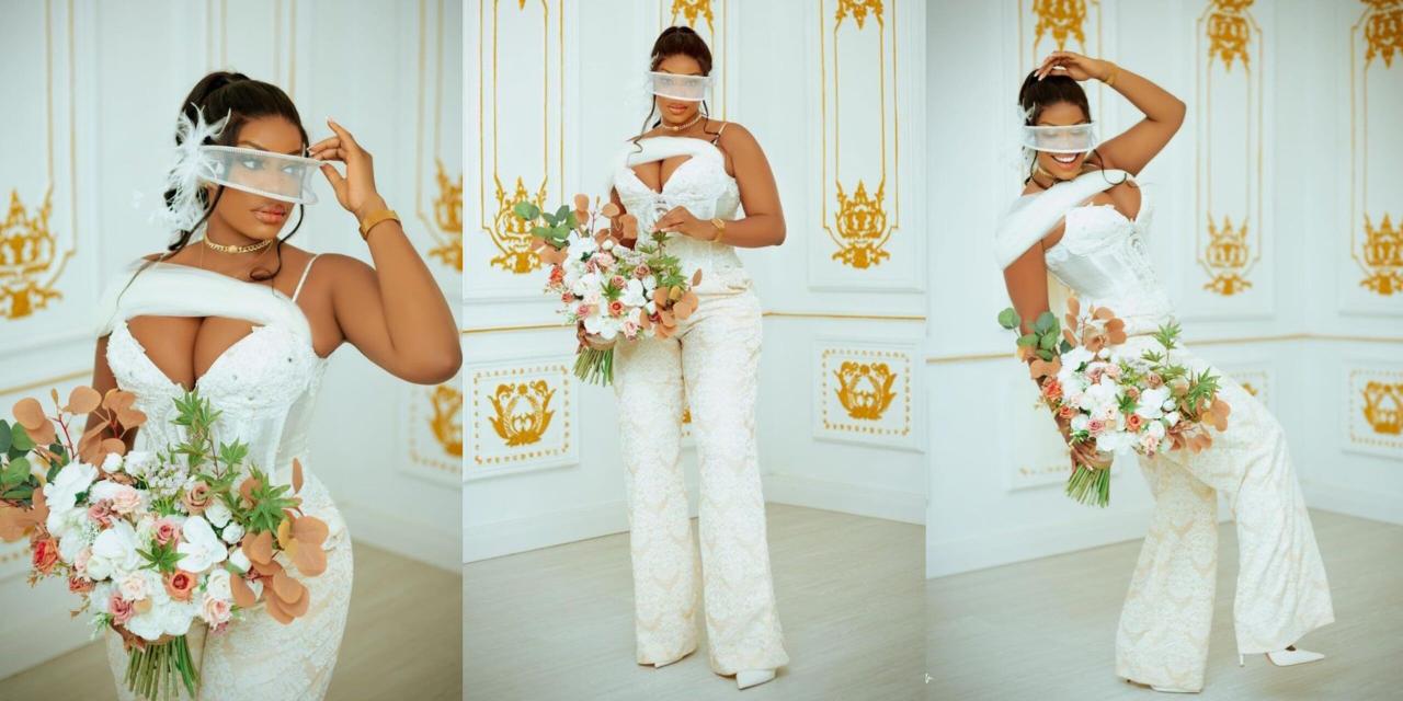 “Chapter 30” – Actress Ese Eriata poses as a stunning bride as she celebrate her 30th birthday