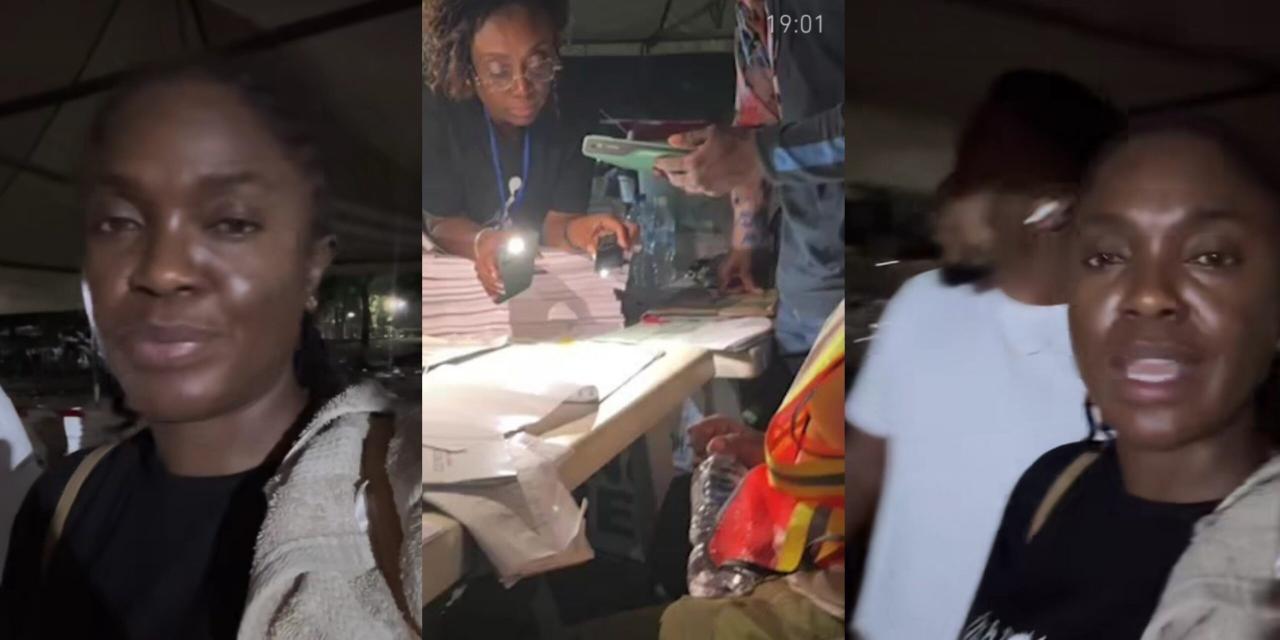 “I will always fight for my right and for the people” – Actress Omoni Oboli vows as she spends the night at her polling unit