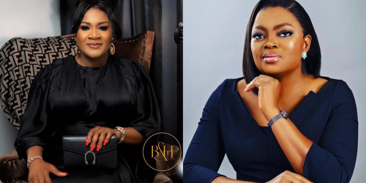 “You’re a champion among women” – Funsho Adeoti applauds Funke Akindele for breaking barriers to contest for elections
