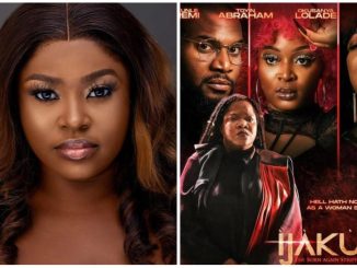 Actress Bukola Arugba showers praises on her colleague, Toyin Abraham over her newly released "Ijakumo" Movie