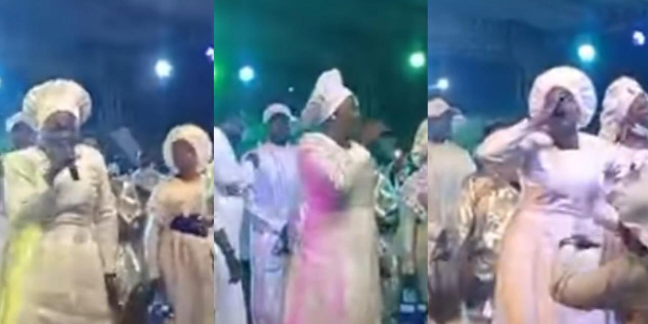 "All I want is prayer" - Funke Akindele attends service at Celestial Church of Gd in Ogun State