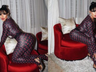 "All this, because of men?" - Fans react to Toke Makinwa's newly acquired backside