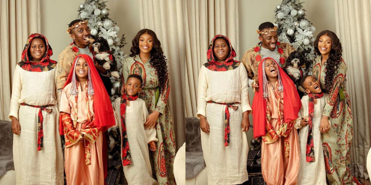 Bovi features his family release their Christmas family pictures alongside an hilarious Christmas Skit (Watch Video)
