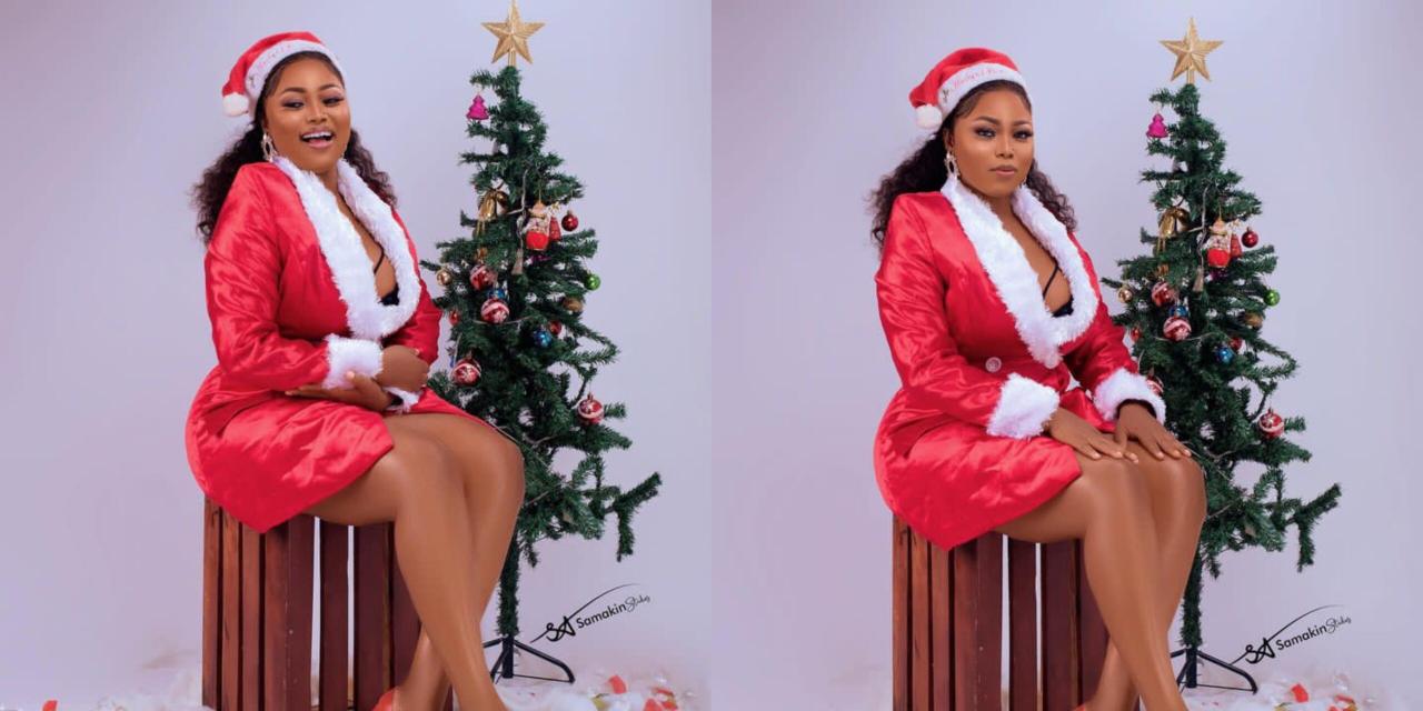 Fans drag Actress Zainab Bakare over her slutty Christmas pictures