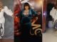 "God save you" - Toyin Abraham reacts to Toyin Lawani's outfit to her "Ijakumo" Movie premiere