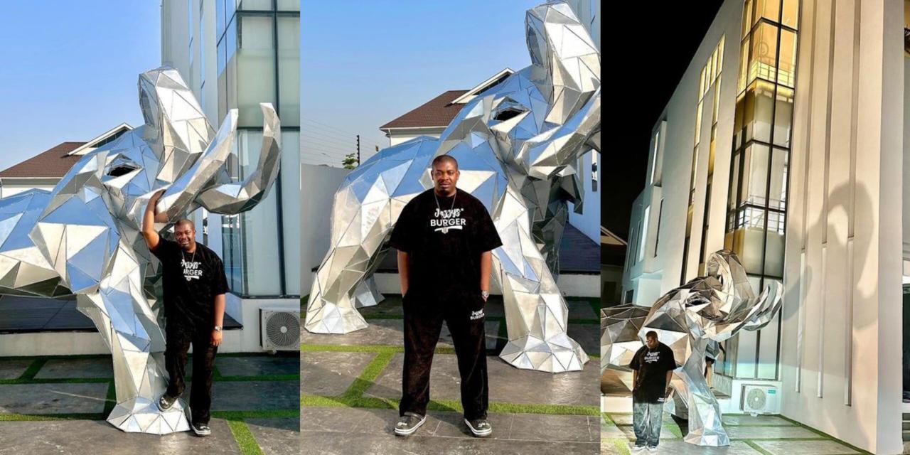Music Executive Don Jazzy splashes millions to acquire expensive elephant masterpiece for Christmas