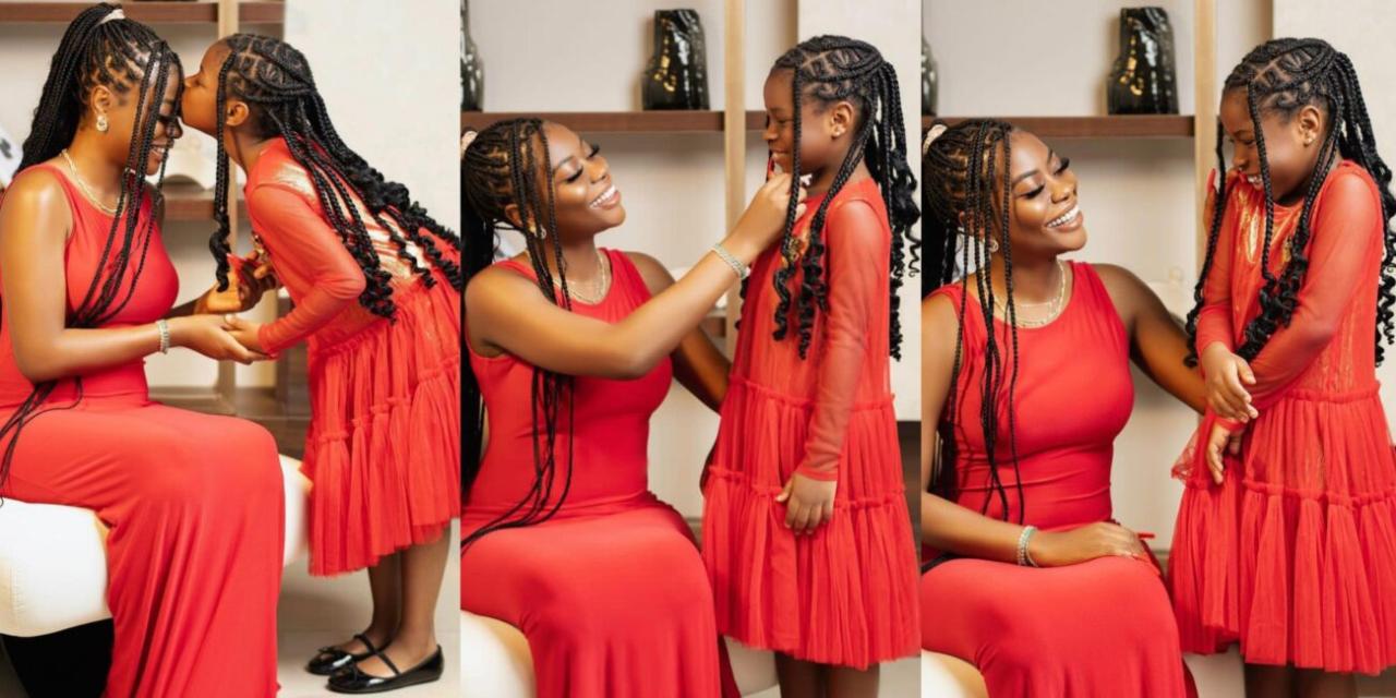 Nigerian Celebrities react to Davido's Baby Mama, Sophia Momodu's Christmas picture of her and her daughter, Imade Adeleke
