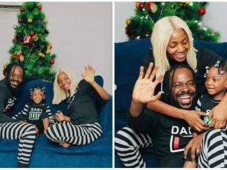 Simi and Adekunle Gold join the party as they share their family Christmas pictures
