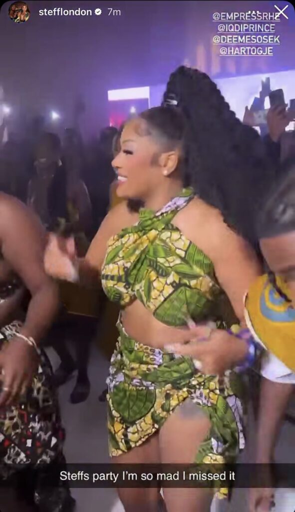Stefflon Don reacts to fans' criticism of her African-Themed party