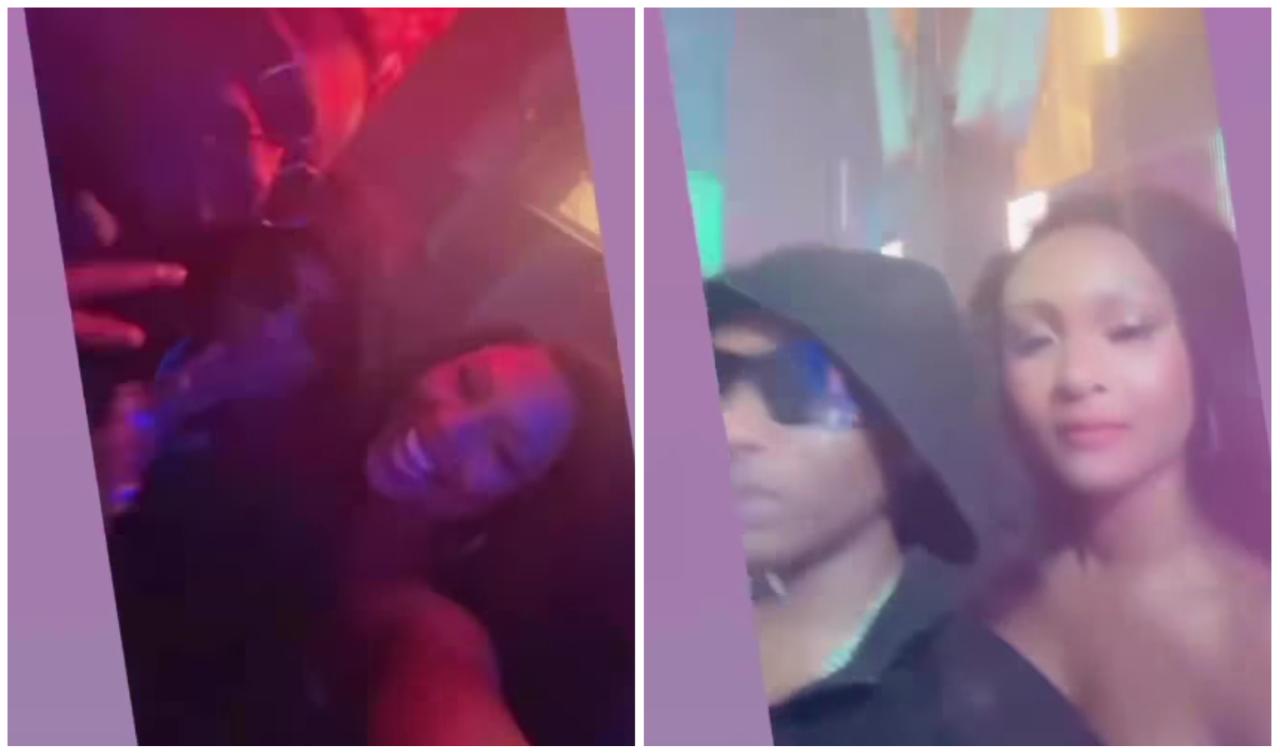 Wizkid and Osas Ighodaro spark dating rumours as they party with Wande Coal (Watch Video)