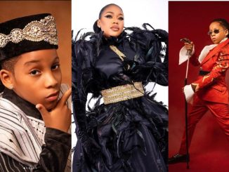 "Abortion is ever an option" - Celebrity Stylist Toyin Lawani advises ladies as she celebrate her son's birthday