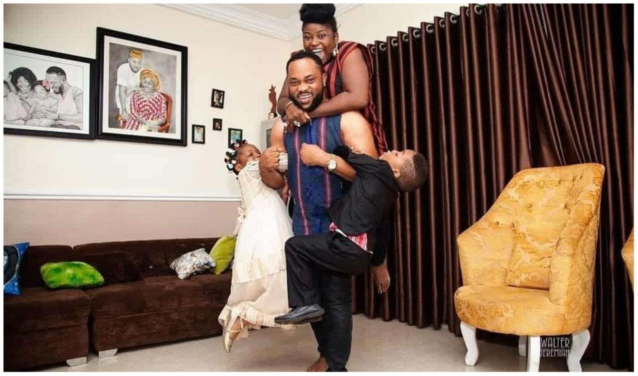Actor Damola Olatunji reveals how his wife, Bukola Arugba dealt with him when she was pregnant with their twins
