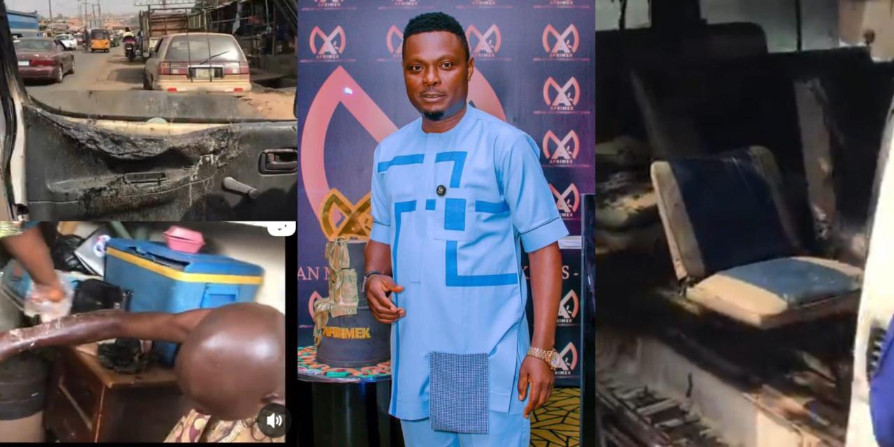 Kunle Afod narrates how his bus driver got brutally burnt during a fire accident