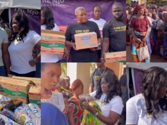 Mercy Johnson and her husband put smile on the faces of widows and other women in their community