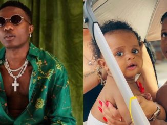 Singer Wizkid finally shows of his second son with his manager, Jada P
