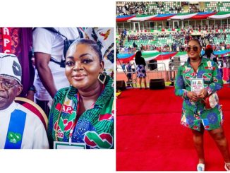 Actress Eniola Badmus is not backing down as she join Tinubu's rally in Akwa Ibom