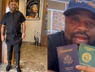 "My wife should take care of the children" - Actor Osinachi Dike vows not to come back to Nigeria as he becomes a US citizen