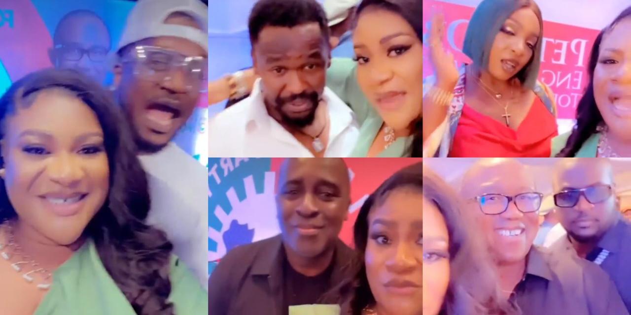 P-Square, Nkechi Blessing, Frank Edoho, Uche Nnanna, Uche Elendu, Anita Joseph, Others present as Peter Obi holds stakeholders meeting with the entertainment industry (Watch Video)