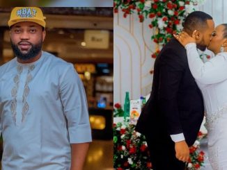 "This man too like thick something" - Actor Damola Olatunji stirs reactions as he shares Loved up pictures