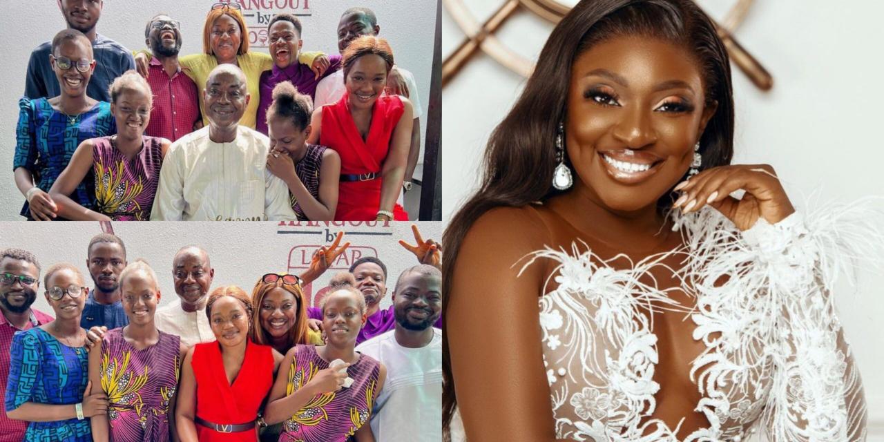 Actress Yvonne Jegede and her siblings grant the heart desire of their father on his birthday