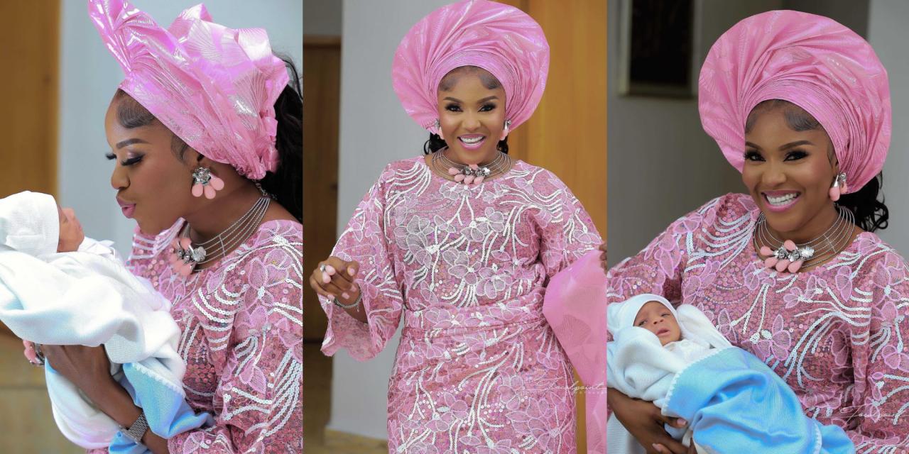 “My God is never late” – Actress Biola Bayo continues to bask in the euphoria of motherhood
