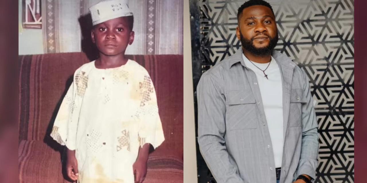 “Na from small you don stubborn” – Nollywood stars react to Jide Awobona’s epic throwback picture