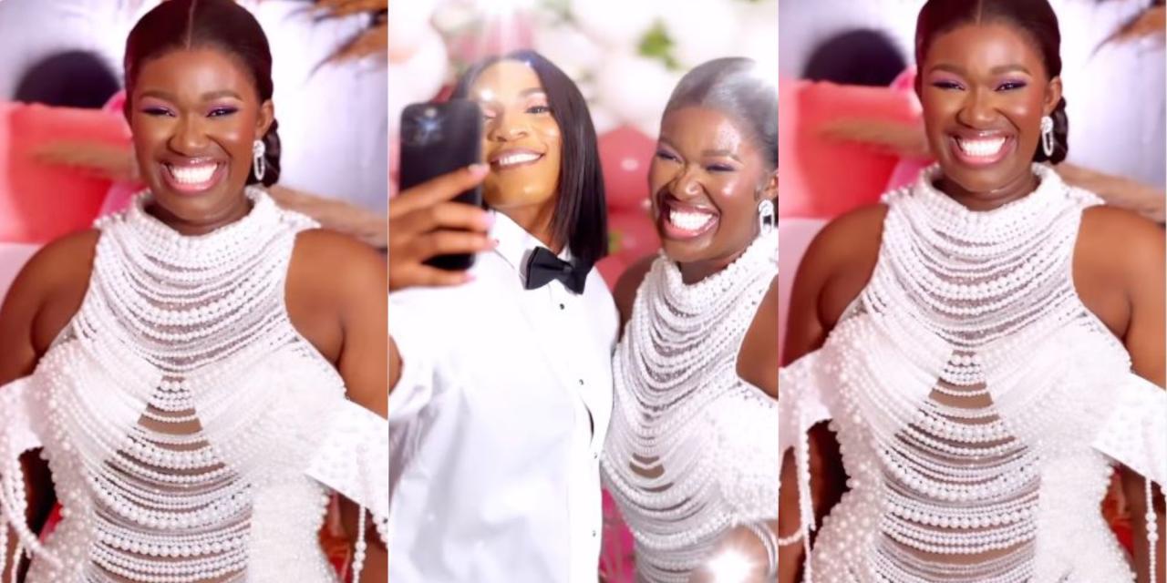 Comedian Warri Pikin shares videos from her bridal showers as she unveils the date for their dream wedding (Watch Video)