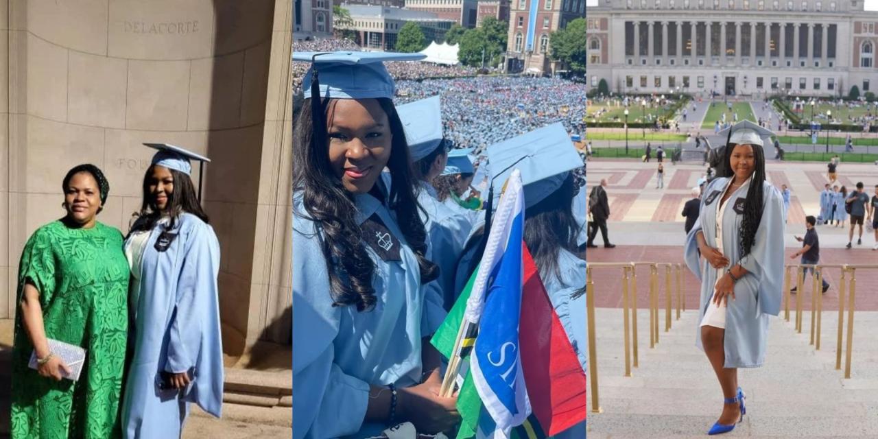 Congratulations pour in for TB Joshua’s daughter, Promise Joshua as she bags Master’s Degree in the US