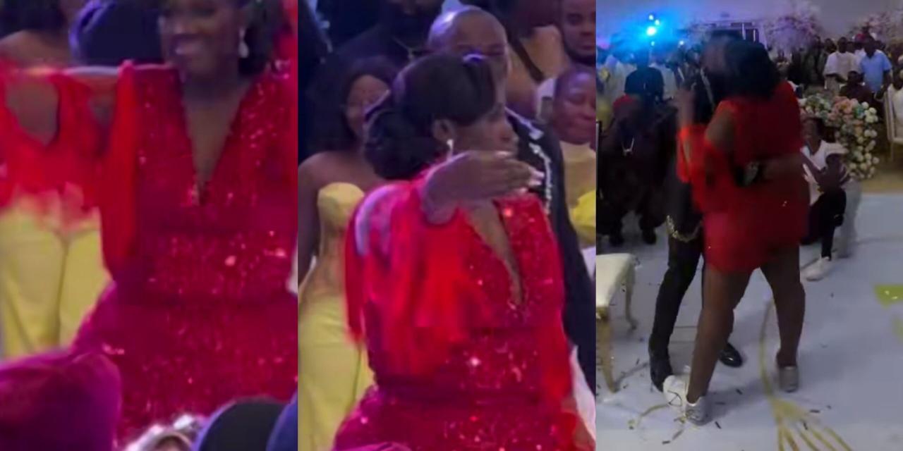 Real Warri Pikin scatters the dance floor with her energetic steps at her dream wedding (Watch Video)