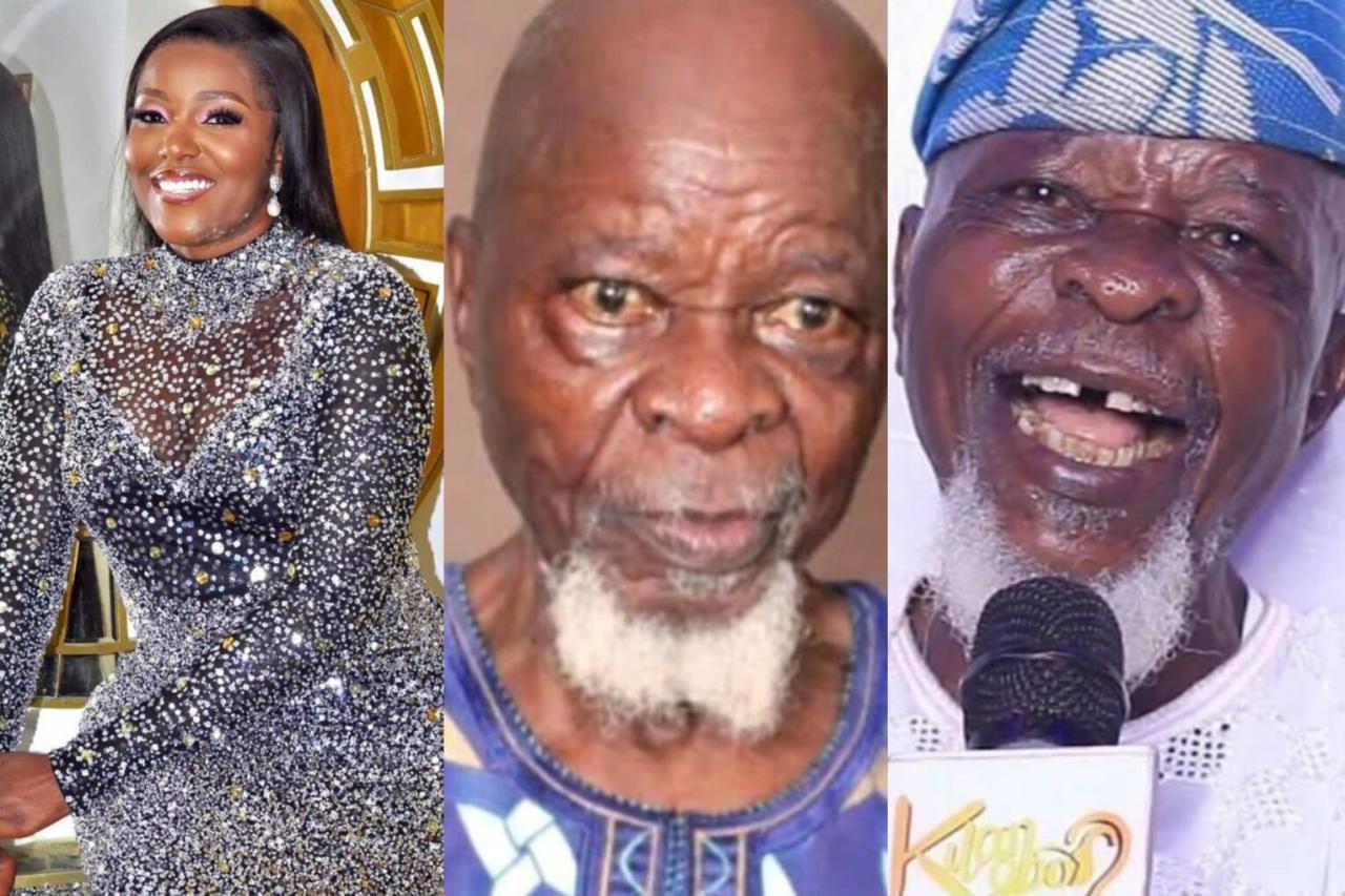 Actress Biola Bayo, Pastor Gabriel, Others surprise Veteran Actor Charles Olumo with cash gifts for his 100th birthday