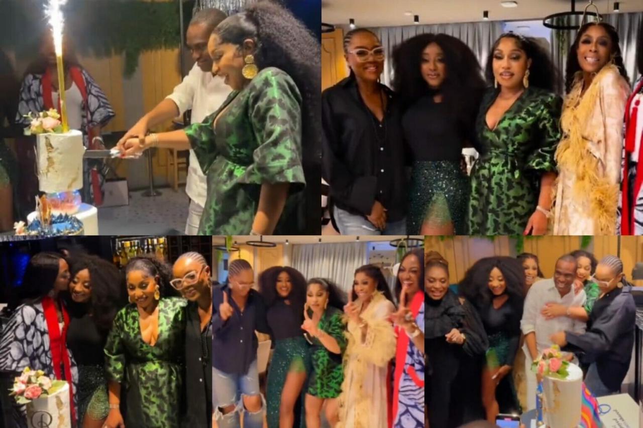Actress Ini Edo shares video from Rita Dominic’s intimate birthday bash for her close friends and family