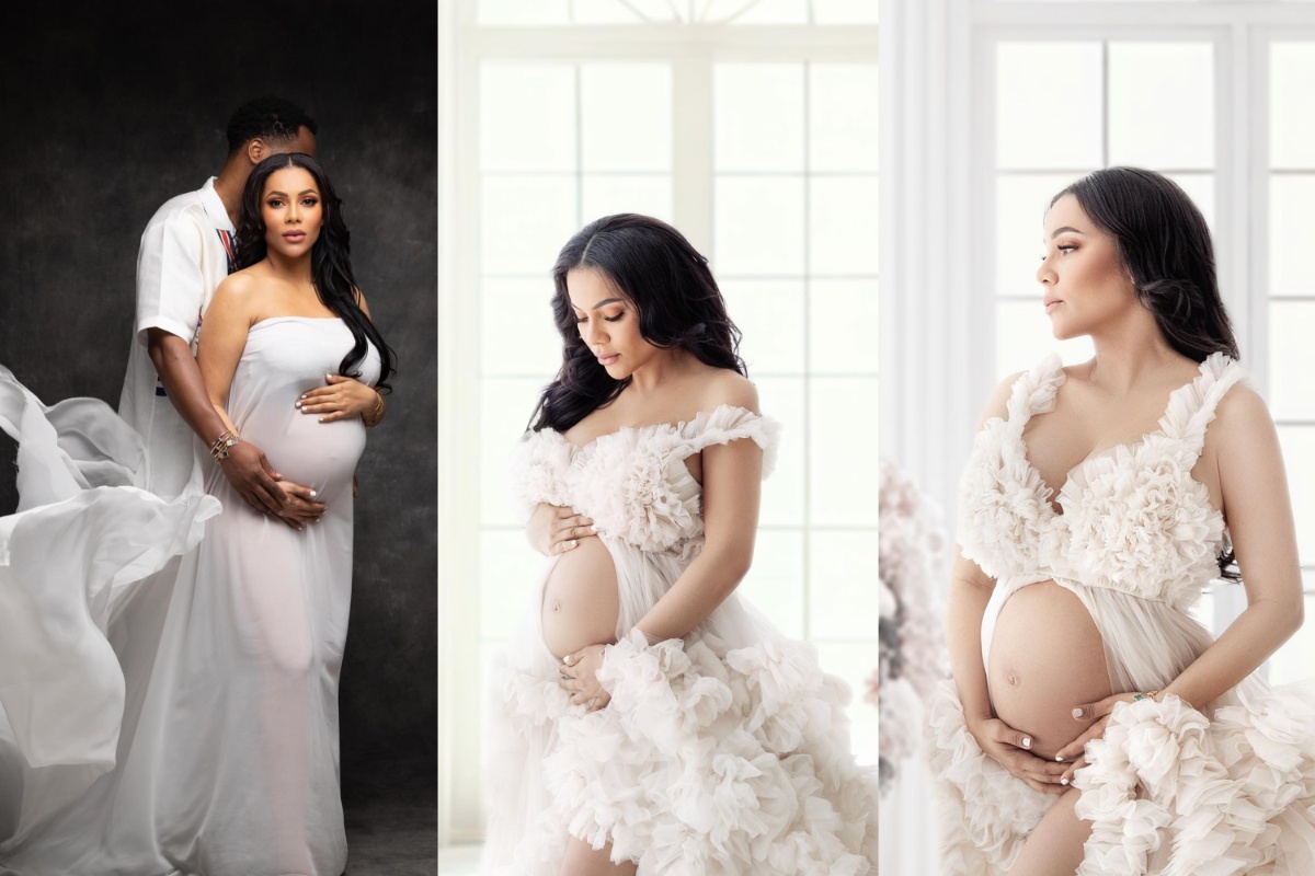 BBNaija’s Maria Chike delights fans with her beautiful maternity photoshoot with her partner, Kelvin