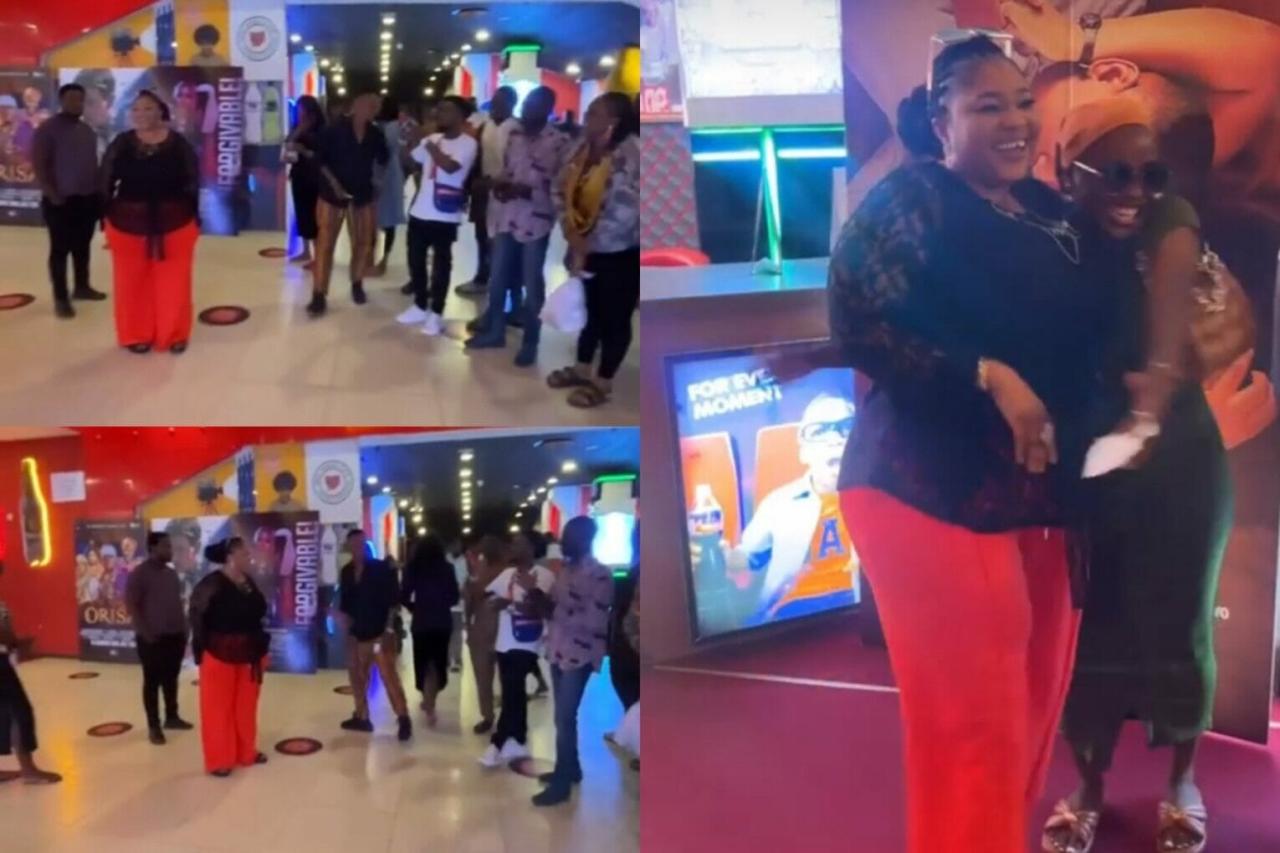 Fans treat Actress Jaiye Kuti to a surprise birthday party at the Big Love Meet and Greet in Silver Bird Cinemas