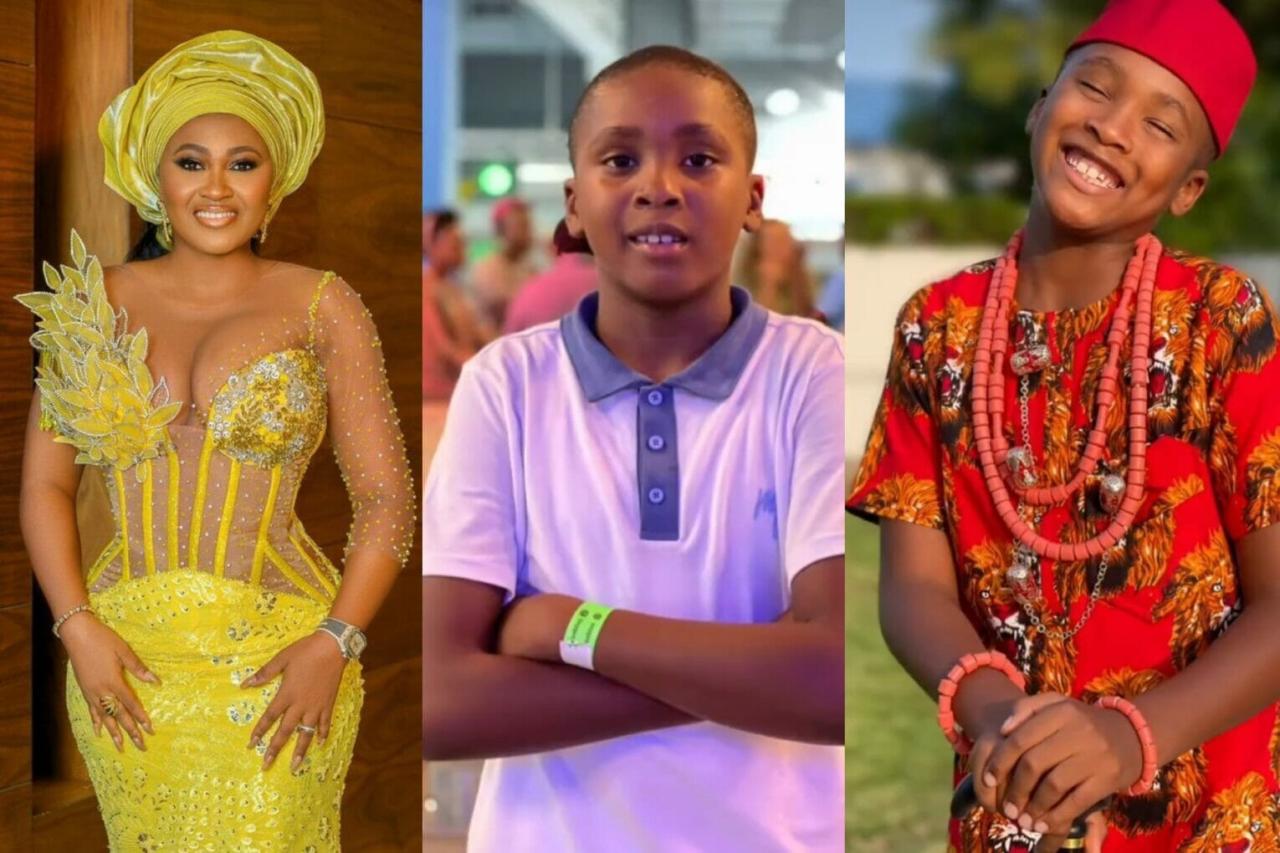 “I have a 10yr old LITTLE MAN” – Rok TV Boss, Mary Njoku can’t keep calm as she celebrate her son’s 10th birthday