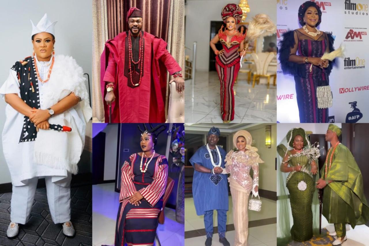 Iyabo Ojo, Shaffy Bello, Toyin Abraham, Nkechi Blessing, Others turn up in traditional attires for Odunlade Adekola’s ‘Orisa’ movie premiere