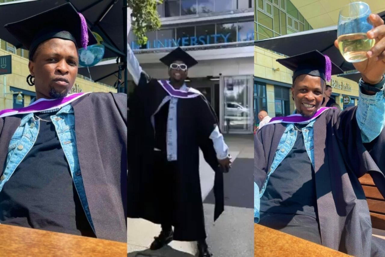 “No be photoshop ooo!!” – BBNaija’s Laycon makes special announcement after bagging a Masters Degree from a UK University