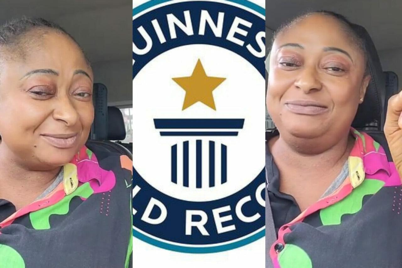 “Please which thon should I do?” – Actress Ronke Oshodi asks for Fans opinion as she sets out to put her name in Guinness Book of Record