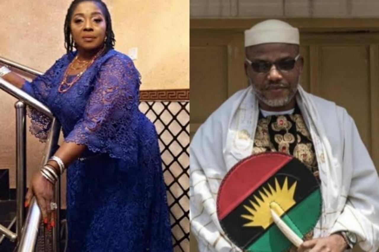 “Stop playing with people’s life” – Rita Edochie appeals to Nigeria Government to release Nnamdi Kanu