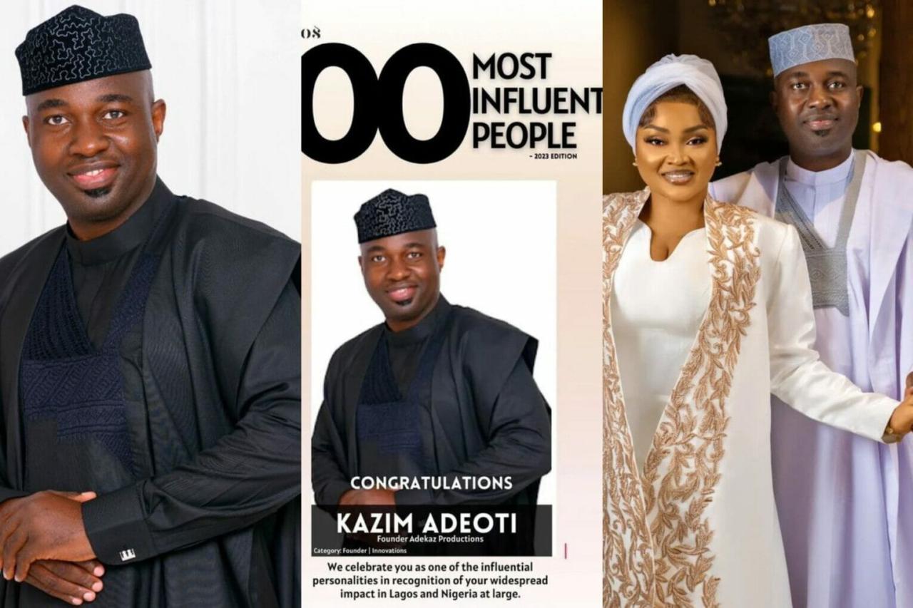 “Thank you for the honor” – Kazim Adeoti left humbled after making the list of the Top 100 Most Influential people in Lagos
