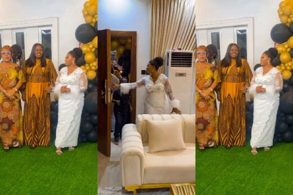 “Thank you so much for coming out to celebrate with me” – Wumi Toriola expresses gratitude to her colleagues who showed up for her housewarming party