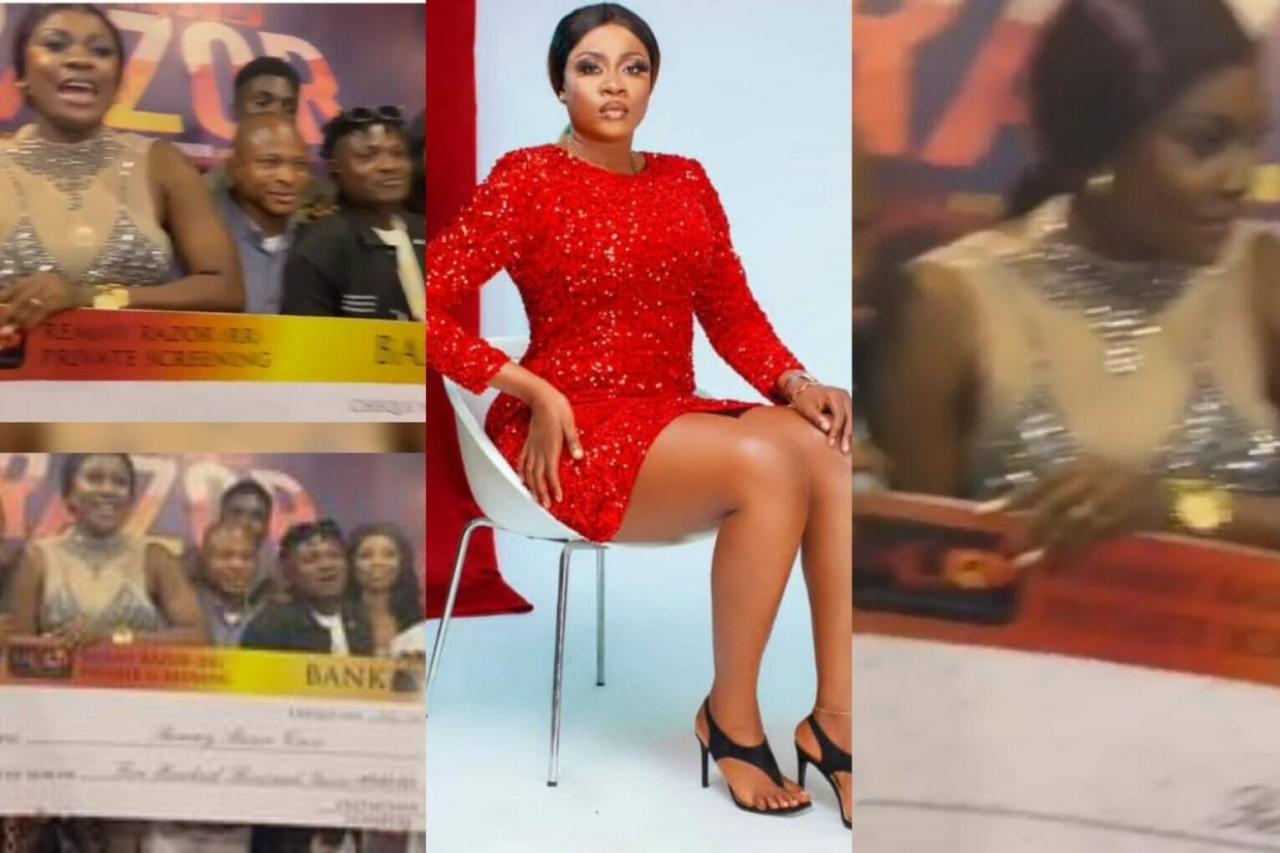 “This is great” – Fans hail Actress Olayinka Solomon over grand gesture to her crew