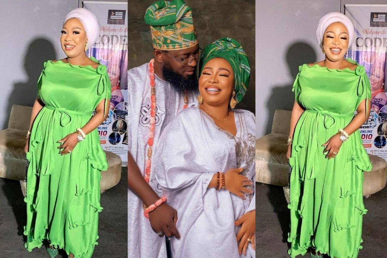 “True love will just make you soft anyhow!!!” – Actress Bimpe Akintunde hails her husband as she bask in the euphoria of her new marriage