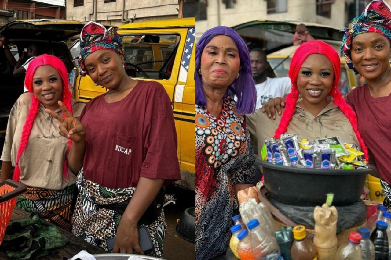 “We are out making magic” – Actress Wumi Toriola teases new project with Chioma Akpotha and Lola Idije