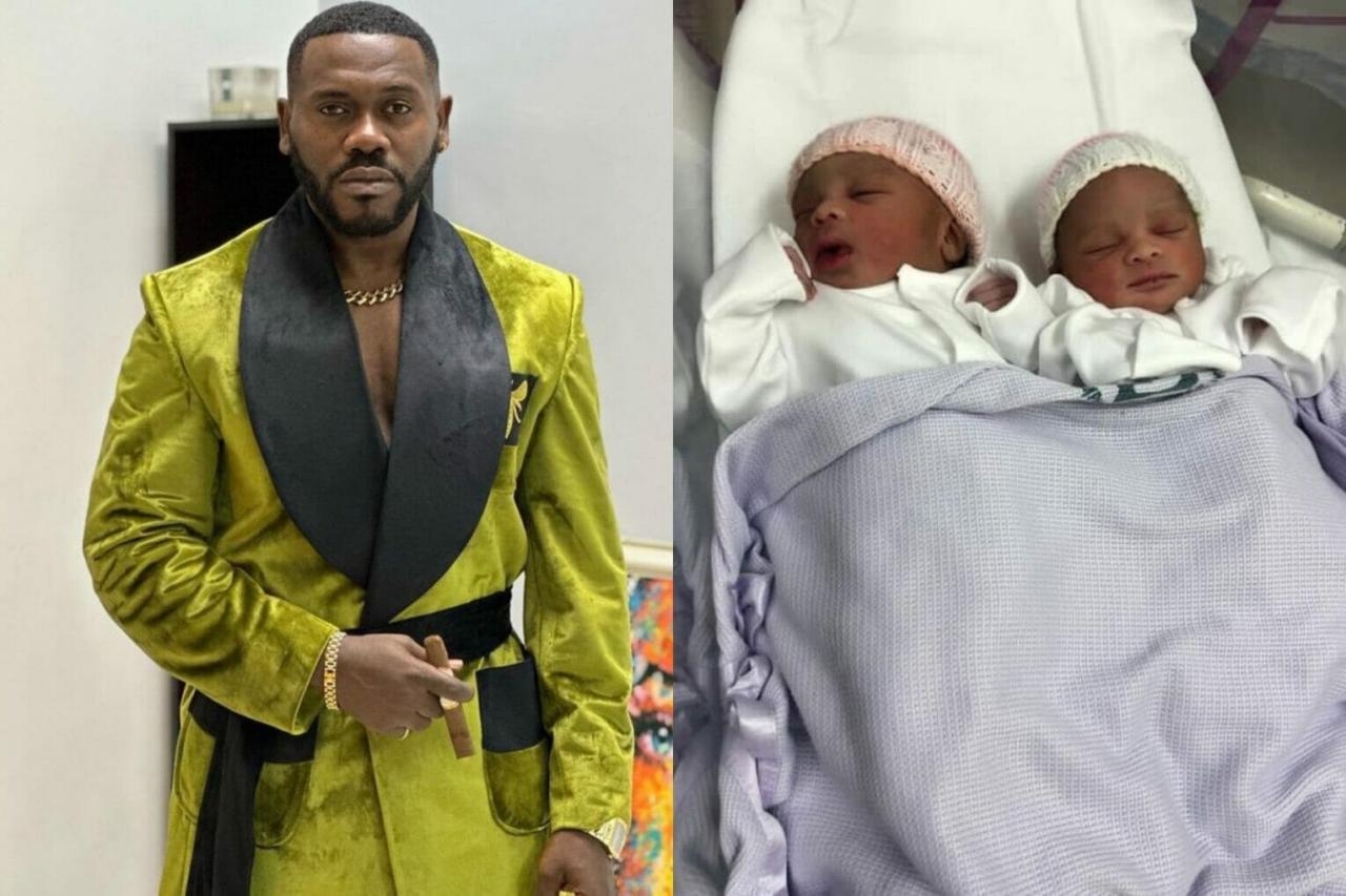 “I just got a call that these two beauties were delivered!” – Actor Deyemi Okanlawon takes to social media to celebrate the birth of his nieces