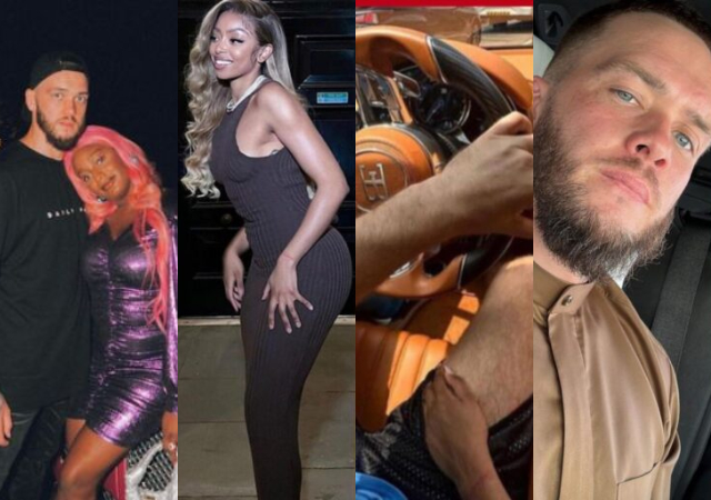 “You do it good, but I do it better” – DJ Cuppy’s ex-fiance, Ryan Taylor shows off his new woman