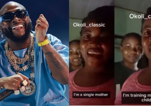 Davido reacts to appreciation video of Tiktoker Okoli Classic’s mom who got a N2m gift from him