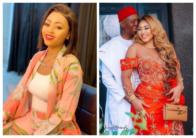 “If you are truly happy, you don’t have the need to explain” – Netizens drag Regina Daniels for explaining why she married her elderly husband, Ned Nwoko