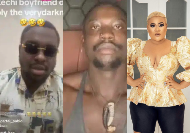 Nkechi Blessing’s lover, Xxssive threatens to sue VeryDarkMan for accusing the actress of promoting an unregistered skin care brand