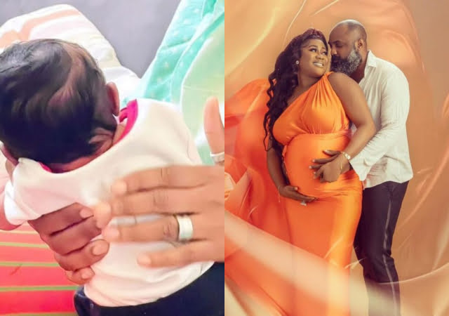 Nollywood Actor Ifeanyi Kalu and his wife announce the birth of their first child