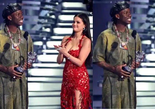 Rema and Selena Gomez win the first ever Best Afrobeats Award at the 2023 VMAs